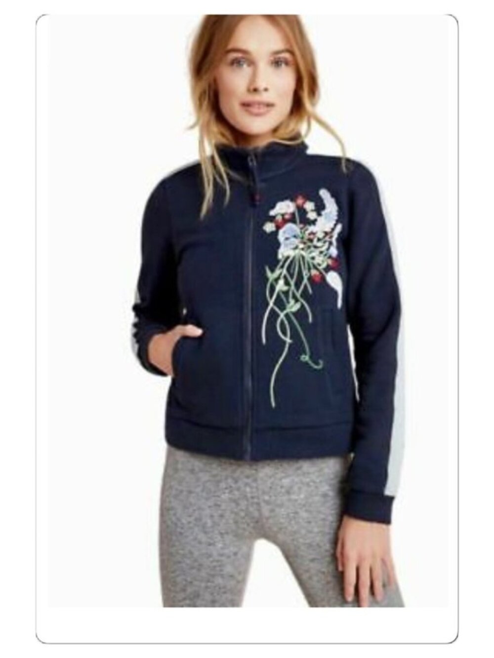 Anthropologie Lizzie Embroidered Jacket - Picture 3 of 9